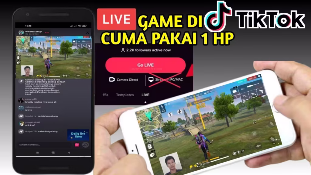 Cara Live Streaming Game di TikTok