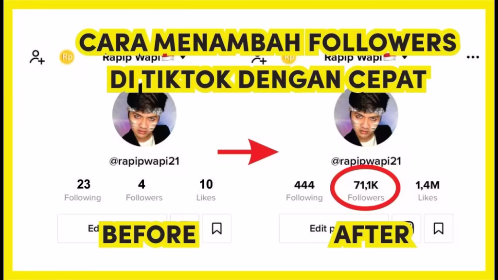 Cara Menambah Followers TikTok Gratis dan Permanen