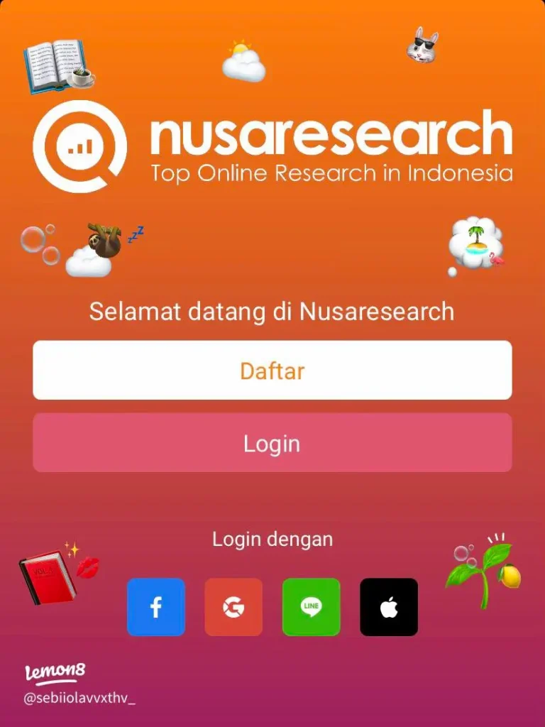 Cara Daftar dan Nusaresearch Login