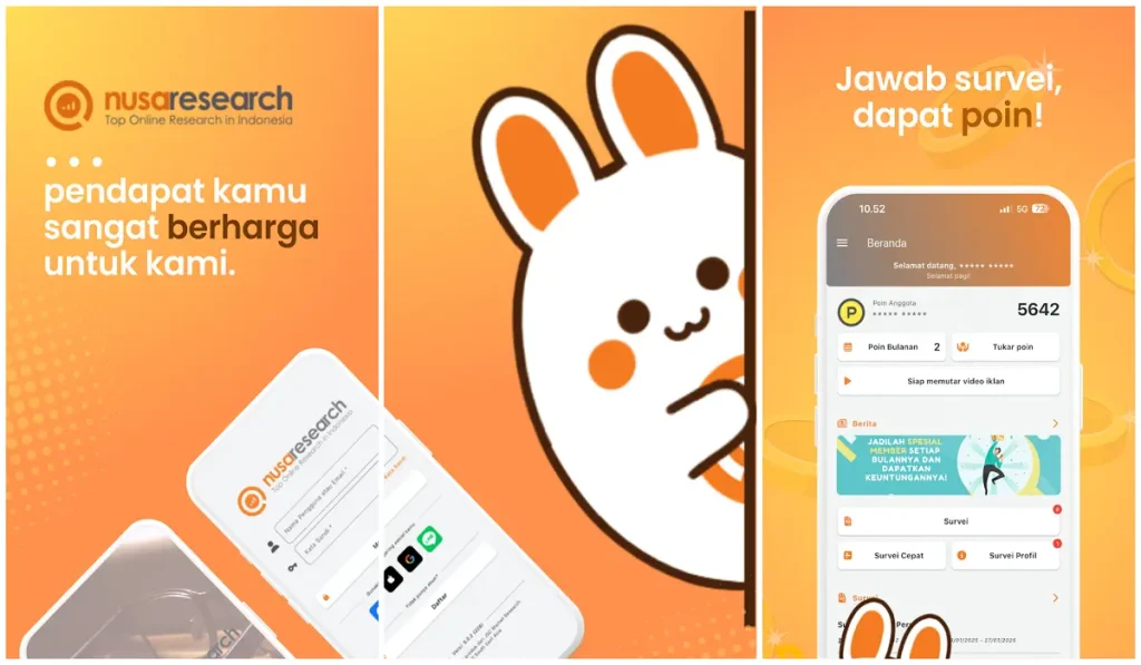 NusaResearch APK, Survey Online Dibayar Dollar! Legit atau Nggak?