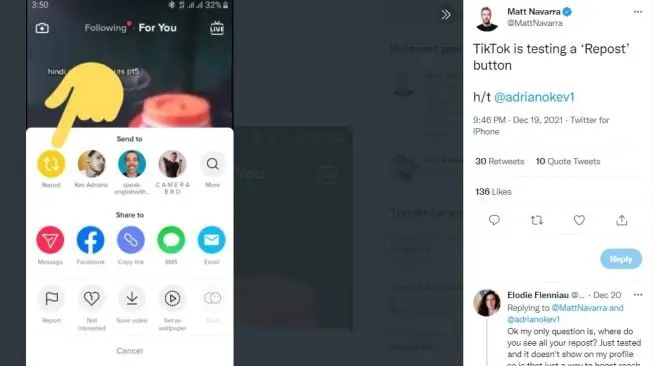 Apa Itu Postingan Ulang (Repost) di TikTok