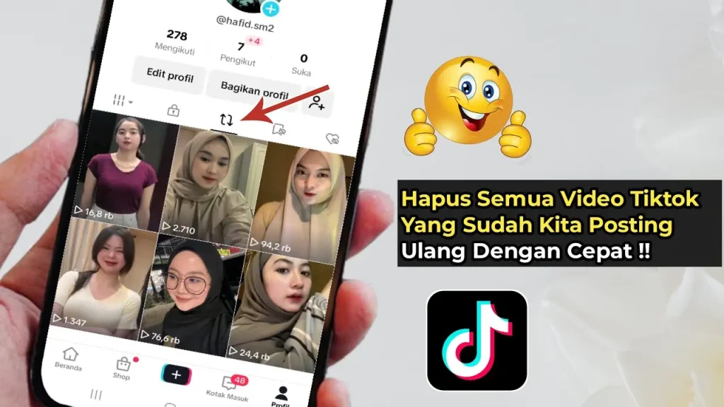 Cara Menghapus Postingan Ulang di TikTok dengan Cepat