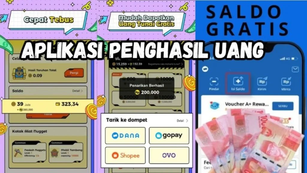 Daftar Aplikasi Trending Penghasil Uang 2025 yang Viral dan Terbukti Cuan