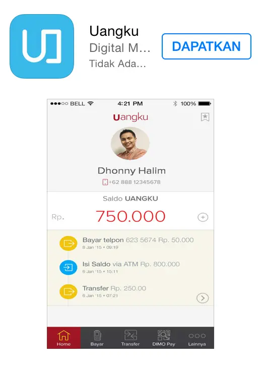 Fitur dan Layanan APK Uangku