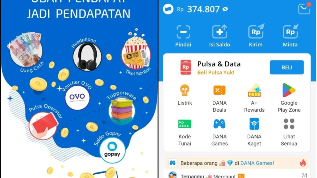 Game Penghasil Uang Langsung ke DANA Tercepat