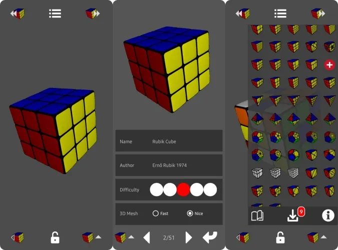 Jenis dan Fitur Aplikasi Rubik