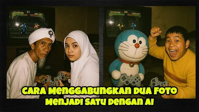 Menggabungkan 2 Foto Jadi 1 dengan AI