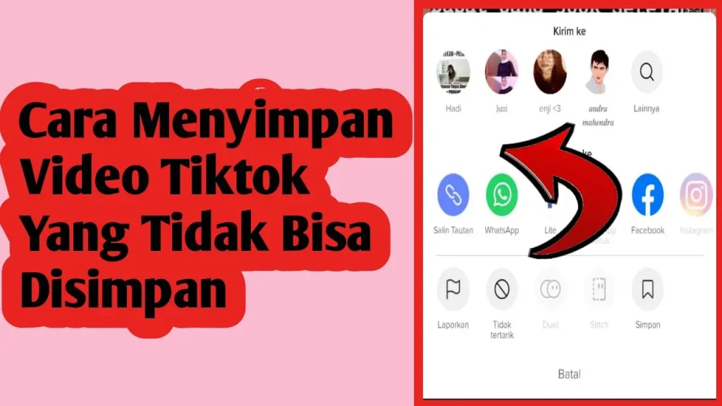 Opsi Lain Cara Save Video TikTok Langsung dari Aplikasi