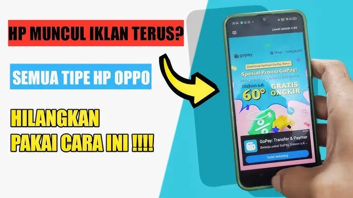 cara menghilangkan iklan di HP Oppo tanpa aplikasi